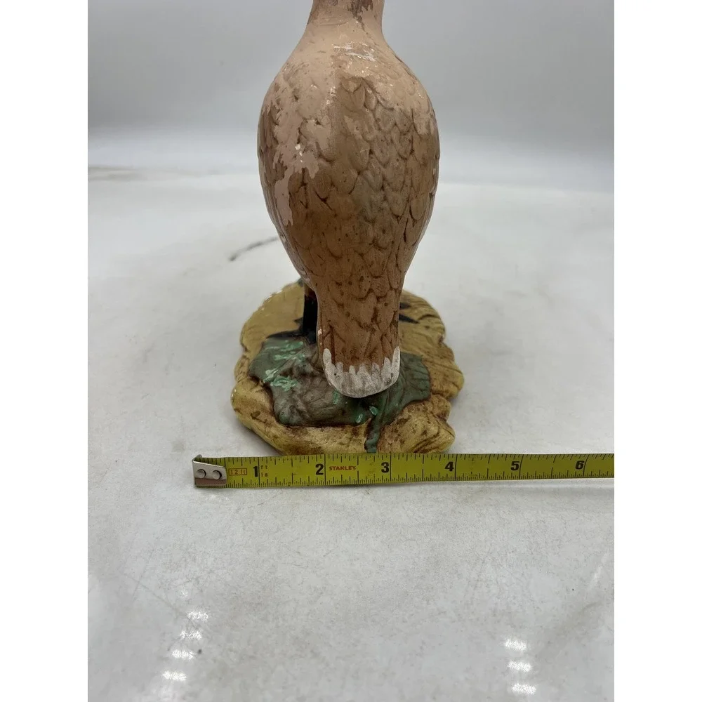 Vintage Home Interiors Quail Bird Figurine Ceramic Statue Rustic Farmhouse Decor